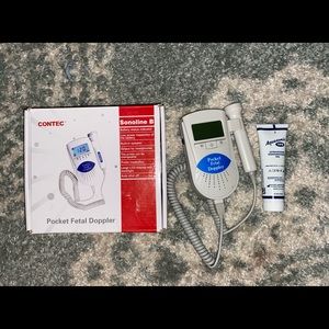 NEW Contec Sonoline B Fetal Heart Doppler + Gel